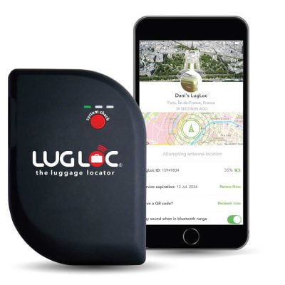 LugLoc Luggage Tracker with 3G and GPS