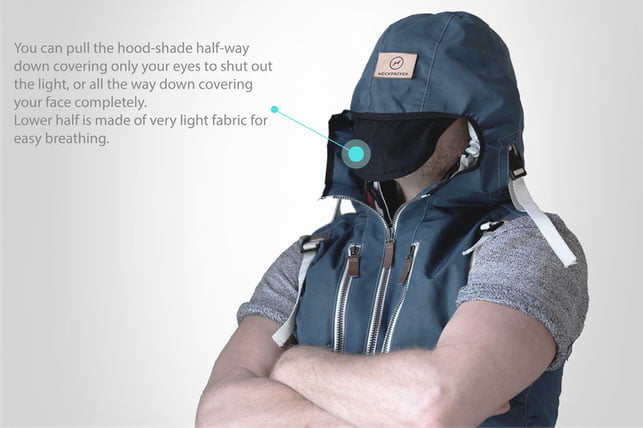 Neckpacker front features
