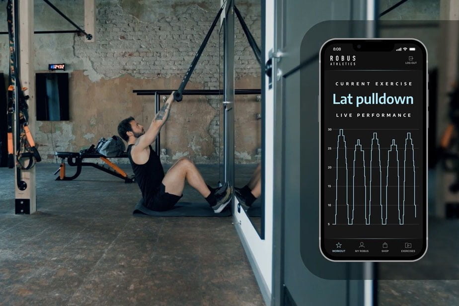 man exercising with GymBars PRO