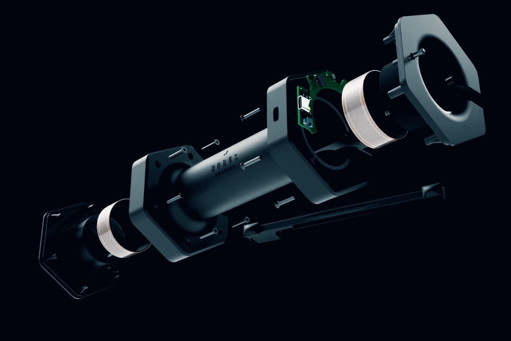 Exploded view of GymBars PRO
