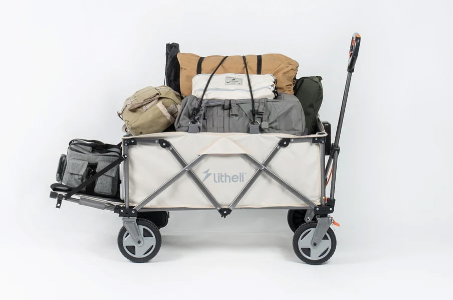 Litheli W1 Pro with bags loaded inside it