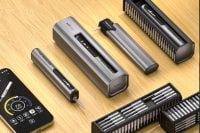 M1 Pro next to it's case, tips and accessories