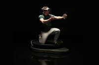 Person playing VR game on Omni One treadmill